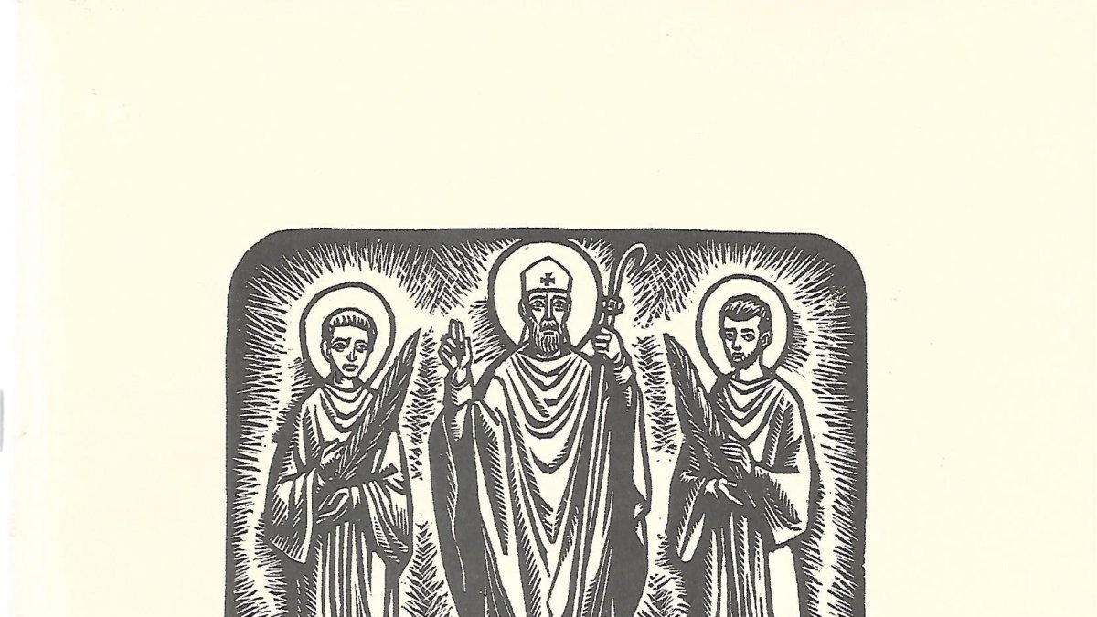 Il·lustració: Xilografia en boix al·legòrica de Sant Fructuós.