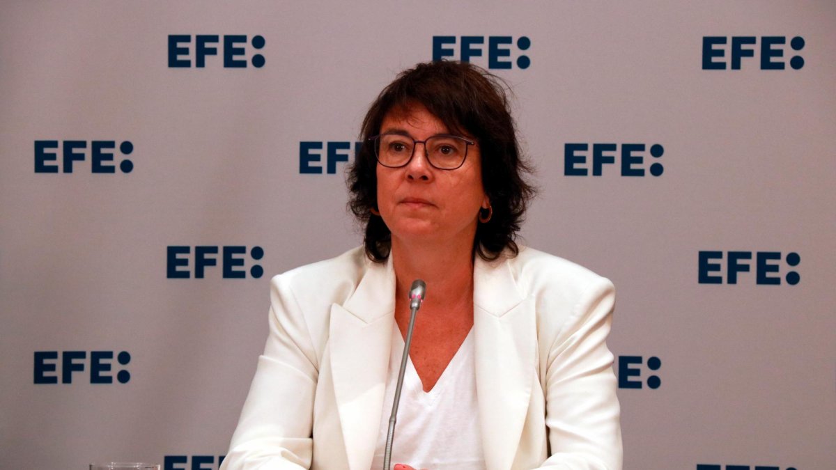 La candidata d’ERC el 9-J, Diana Riba, exigeix l’aplicació «immediata» de la llei d’amnistia i demana als jutges que «no hi posin més impediments».