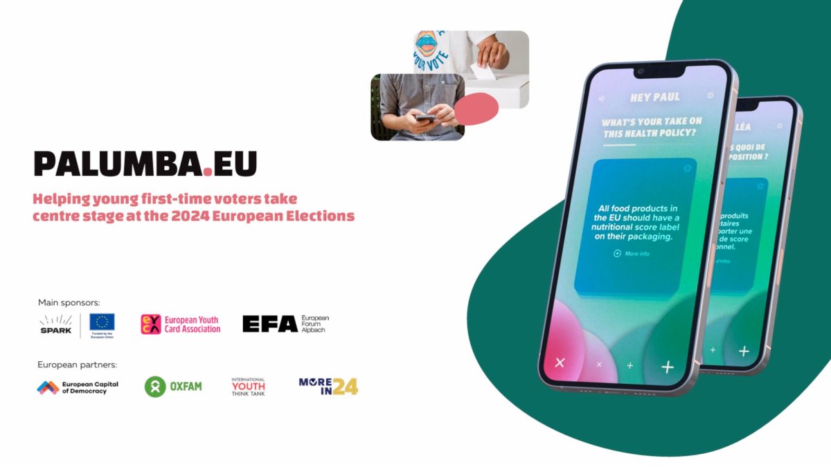 Captura de una imagen de promoción de la app ‘Palumba’.