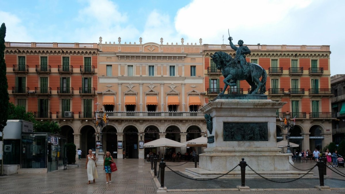 La Plaça Prim de Reus.