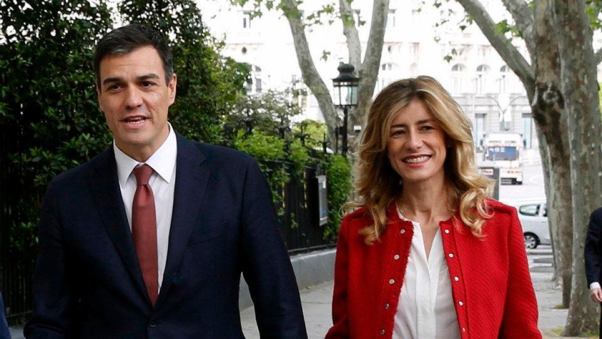 Pedro Sánchez y Begoña Gómez.