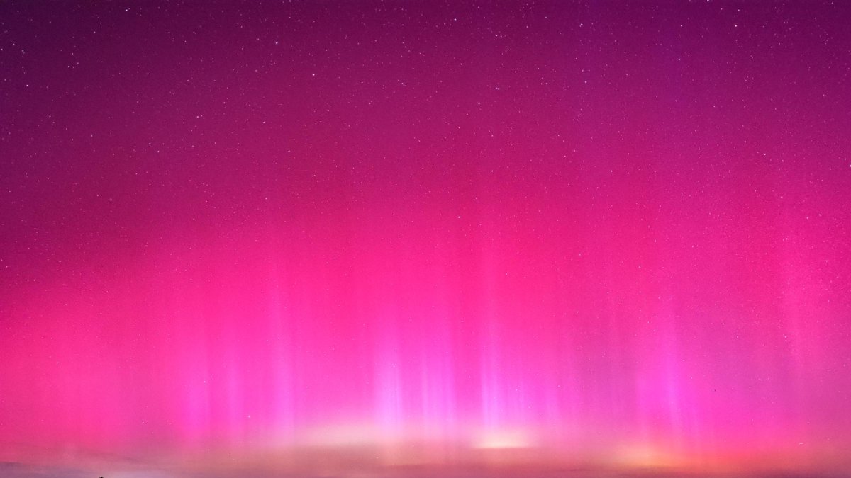 El cielo rosado, desde el Tossal de la Baltasana.