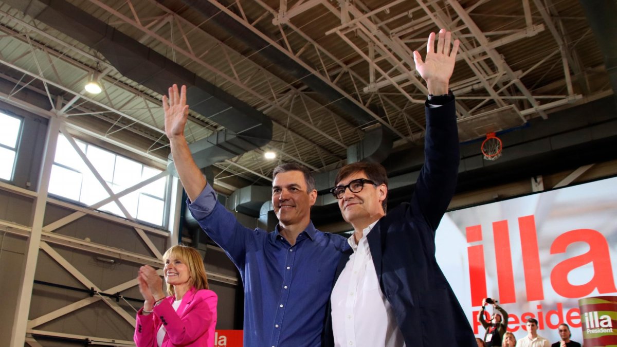 Pedro Sánchez convierte su estreno en la campaña catalana en un alegato ...
