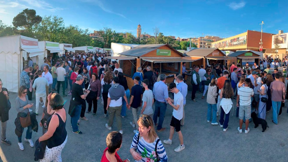 Participantes en la jornada del sábado de la Fira del Vi de Falset.