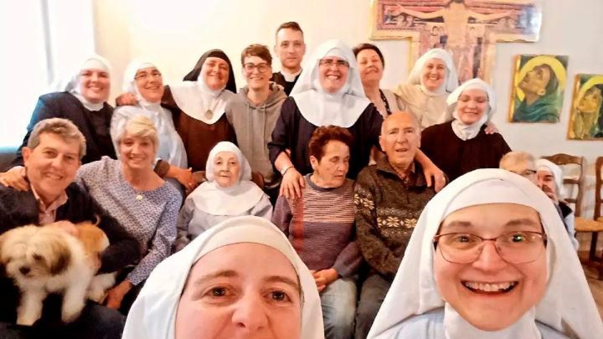 Imagen de las monjas clarisas de Burgos y Orduña difundida por ellas mismas en redes sociales.