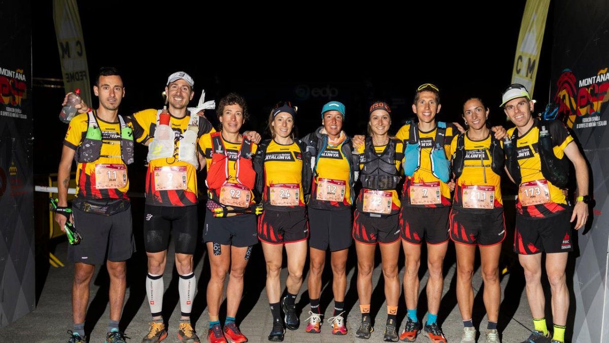 El equipo al completo de la Selecció Catalana.