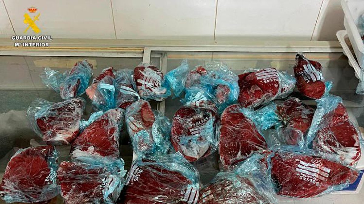 Imagen del pescado incautado.