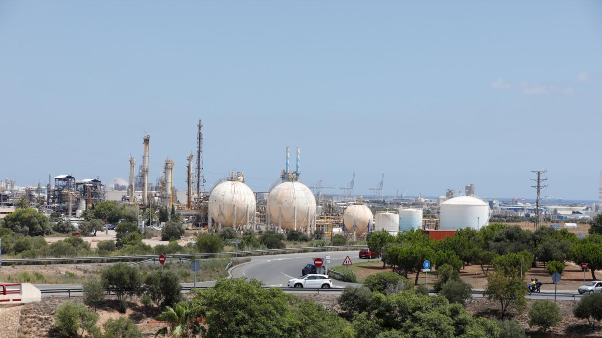 Imatge de la planta d’Ercros a Tarragona.