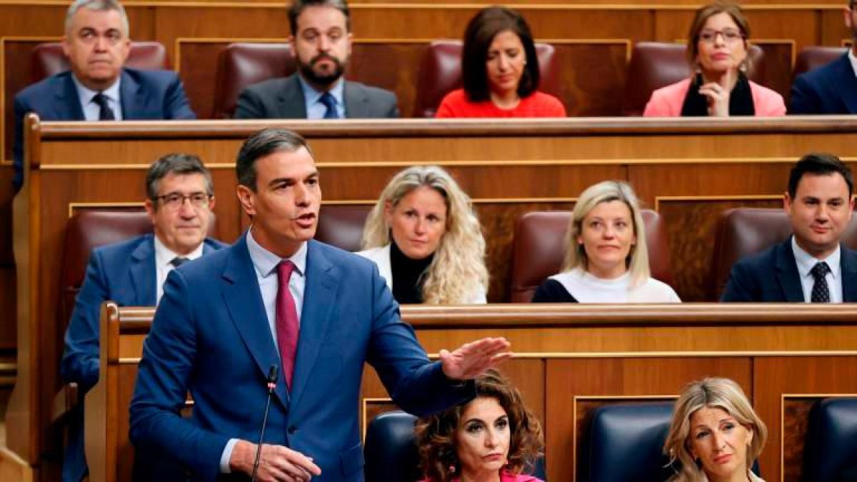 Pedro Sanchez en el Congreso.