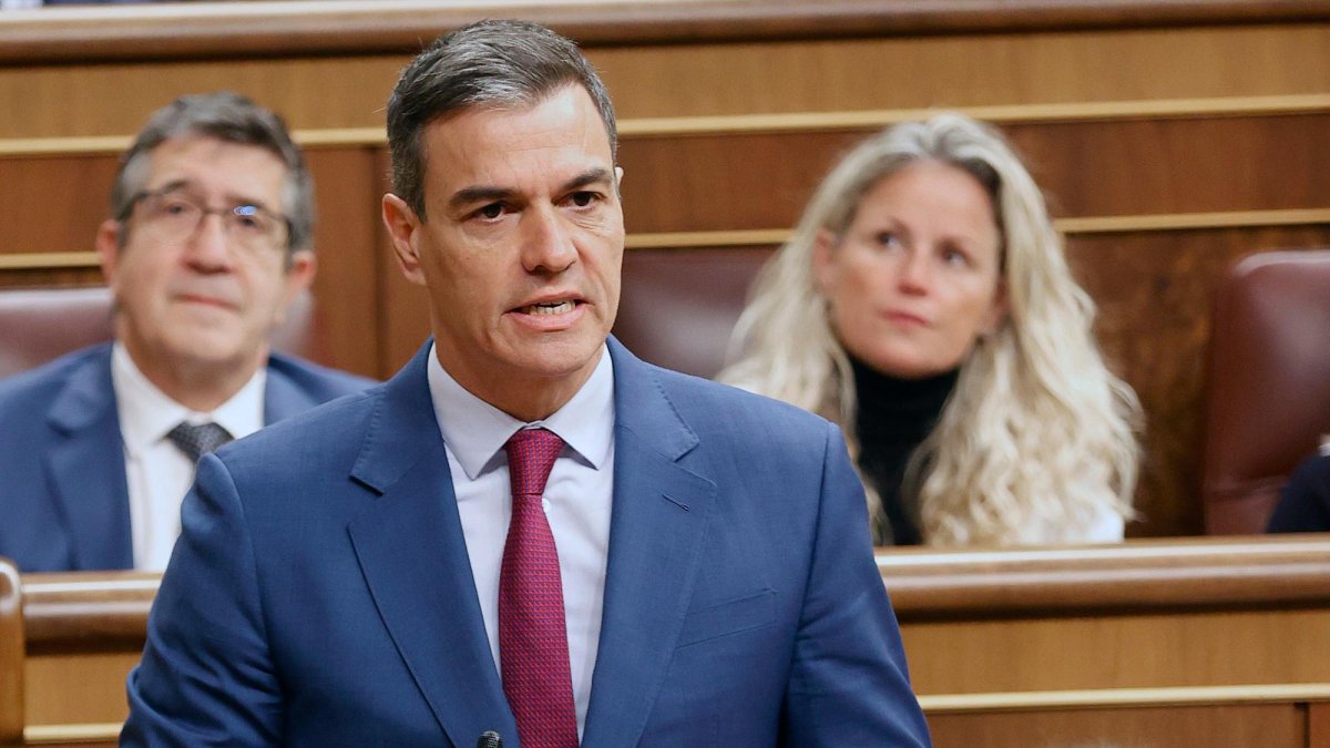 Pedro Sánchez en el Congreso.