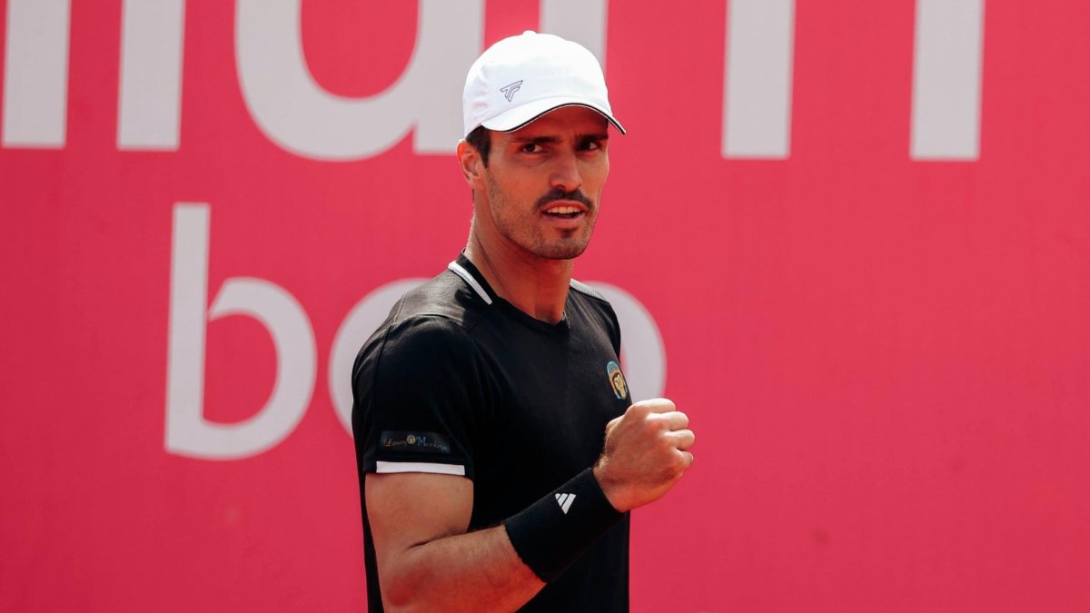 David Jordà, durante el ATP 250 de Estoril.