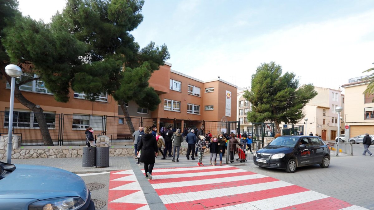 Las escuelas Sant Bernat y Torroja están una junta a la otra.