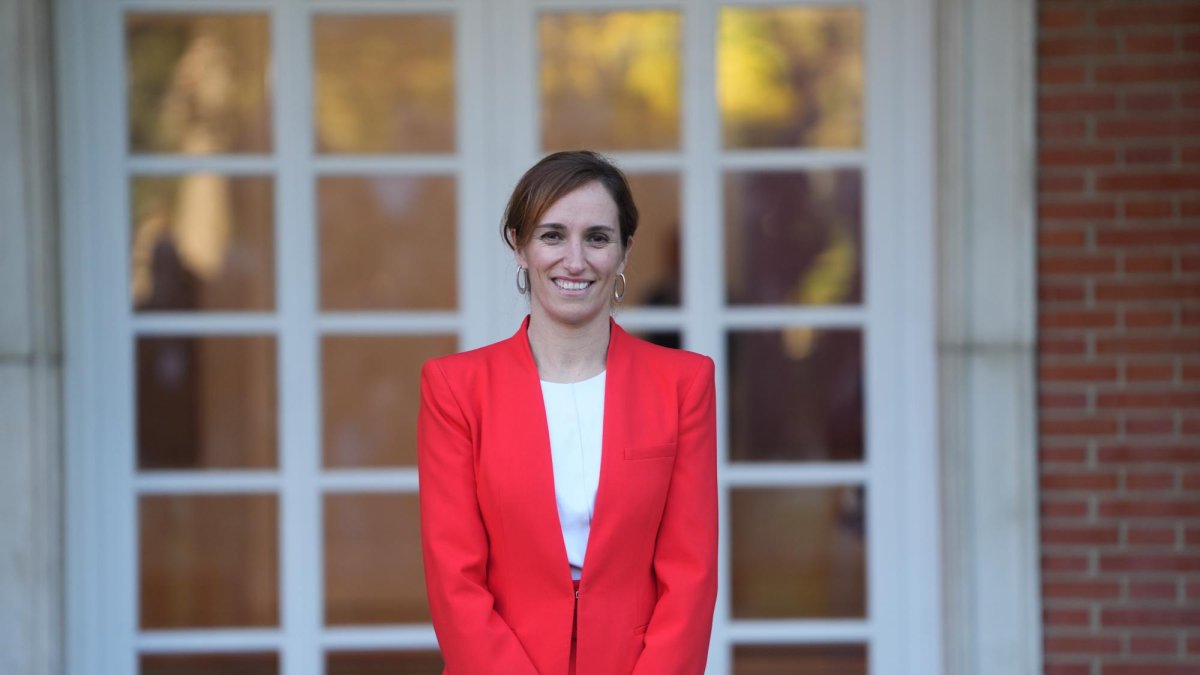 La ministra de Sanidad, Mónica García, este miércoles en Madrid.