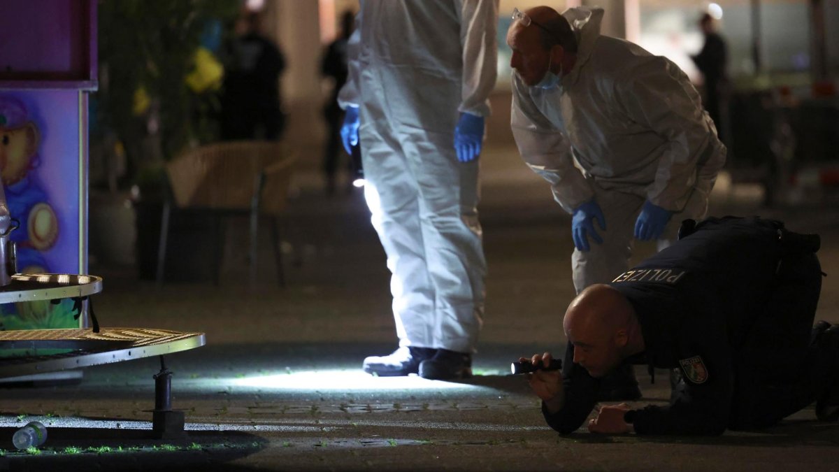 Los agentes alemanes están realizando varios registros en el marco de la investigación.