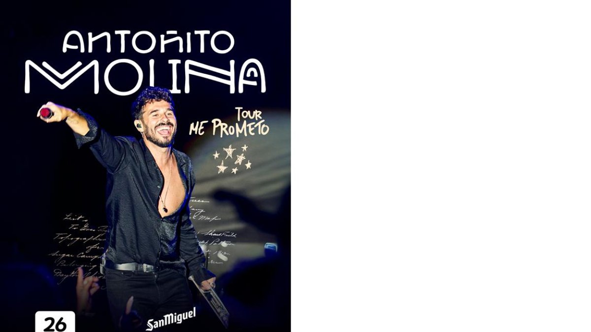 Antoñito Molina actuará en la San Miguel Tarraco Arena con su gira ‘Me ...