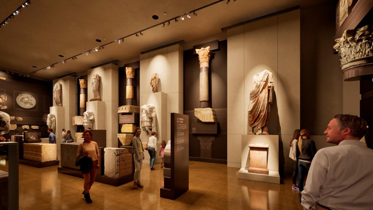 Una de las imágenes virtuales de cómo se prevé que sea el futuro Museu Arqueològic de Tarragona.