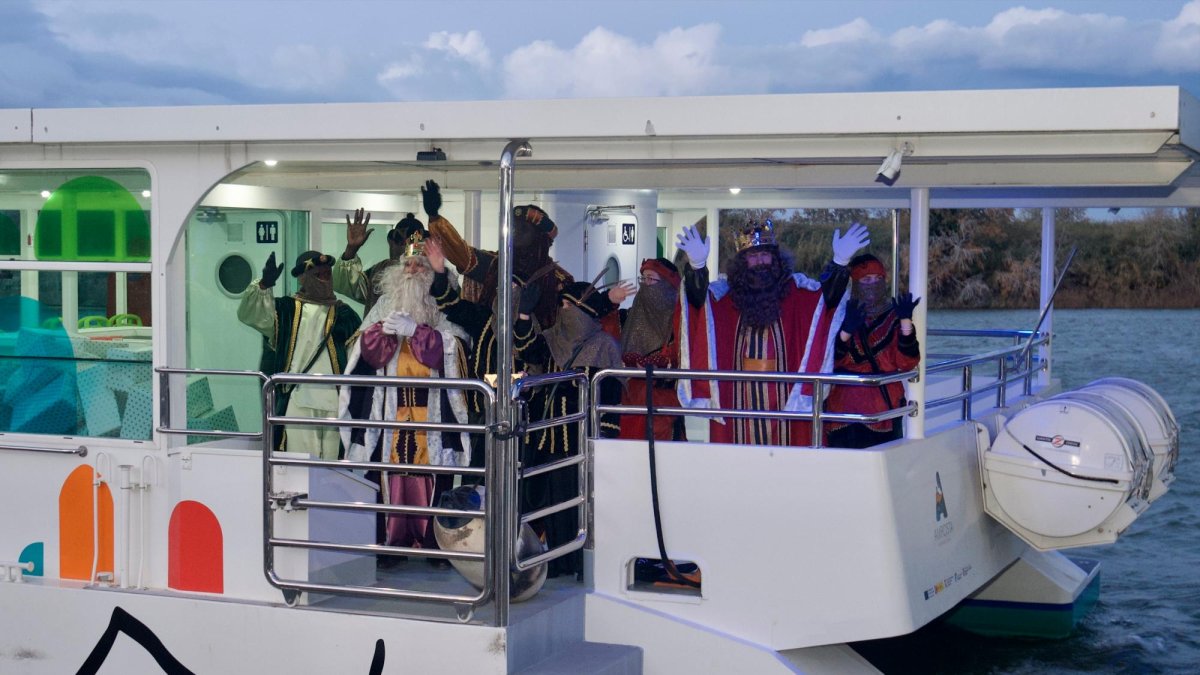 Arribada dels Reis Mags a Amposta l’any passat.