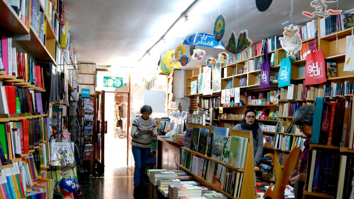 La librería Gaudí de Reus, ubicada en la calle de la Galera.