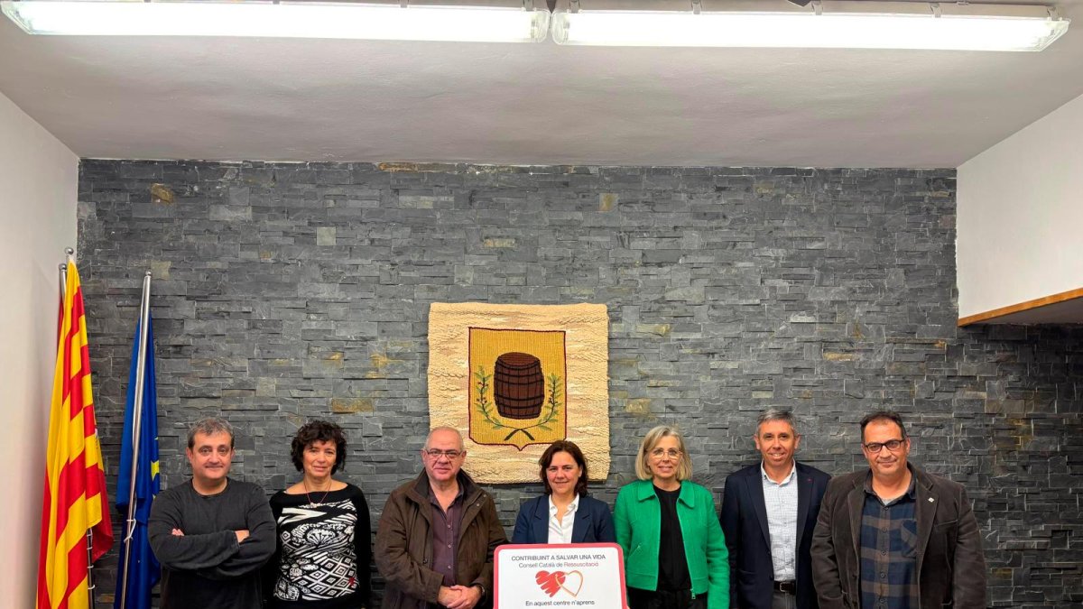 El Consell Català de Ressuscitació ha reconegut, aquest dilluns al matí, el municipi cardioprotegit.