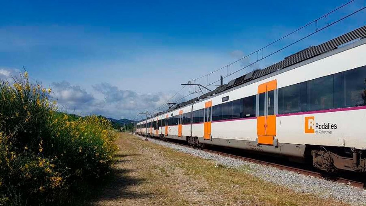 Imagen de archivo de un tren de Rodalies.