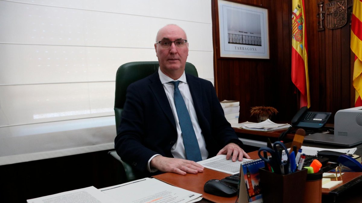 El presidente de la Audiencia de Tarragona, Joan Perarnau.