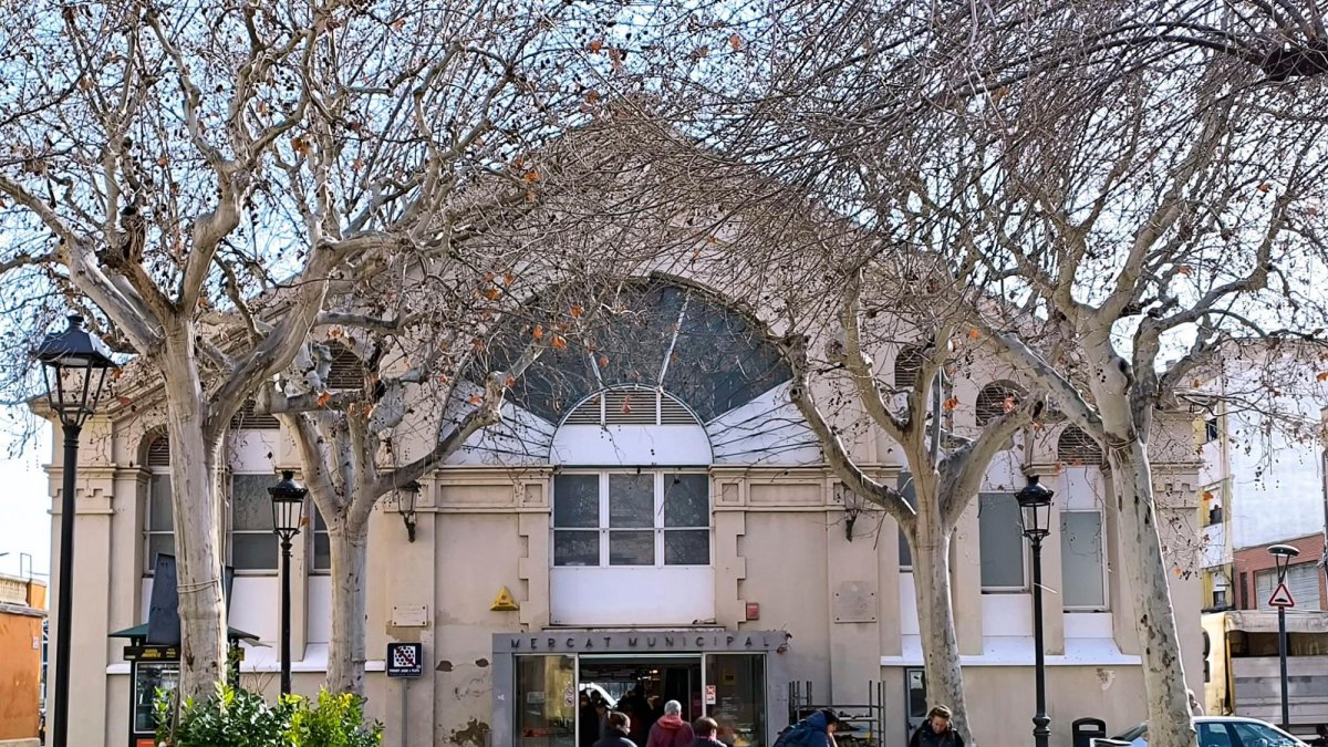 El mercado municipal de El Vendrell.