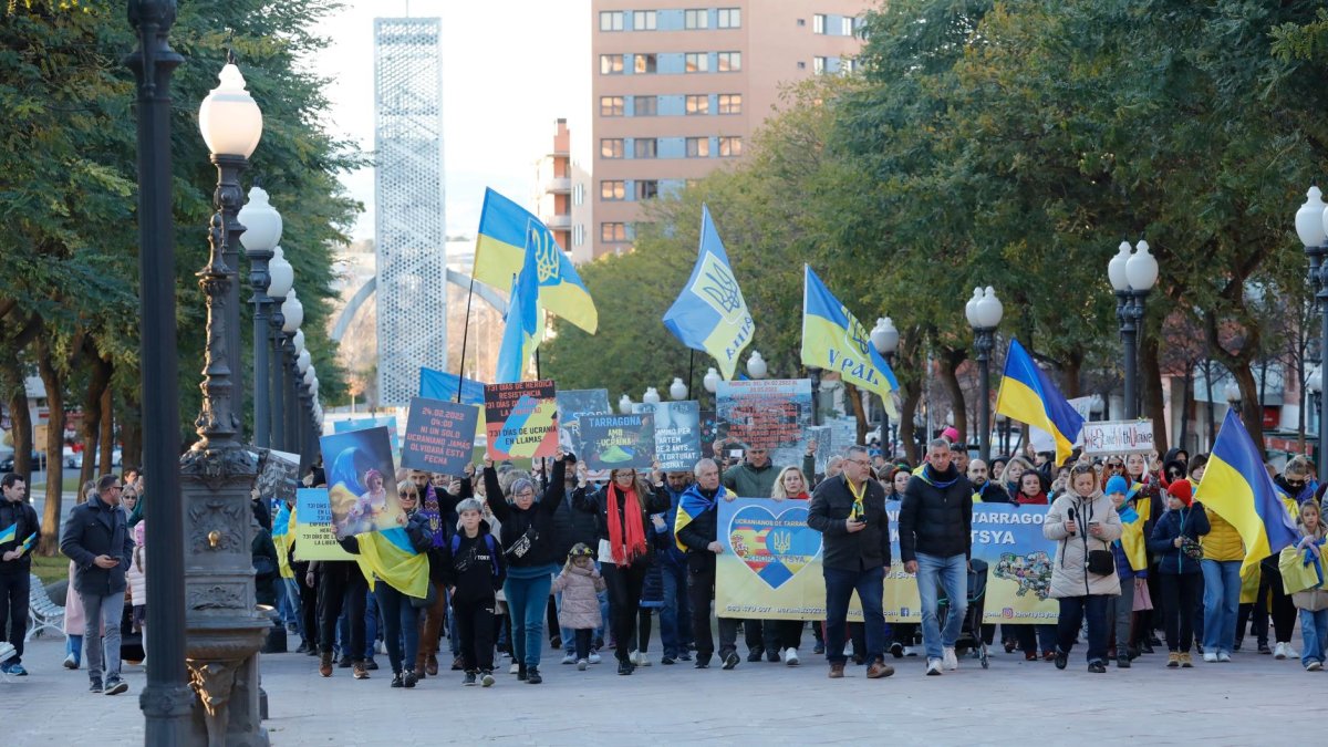 La marcha que se celebró durante el año pasado por las calles de Tarragona.