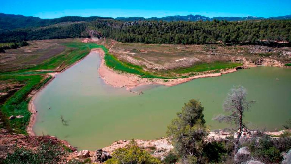 Imatge de l’embassament dels Guiamets.