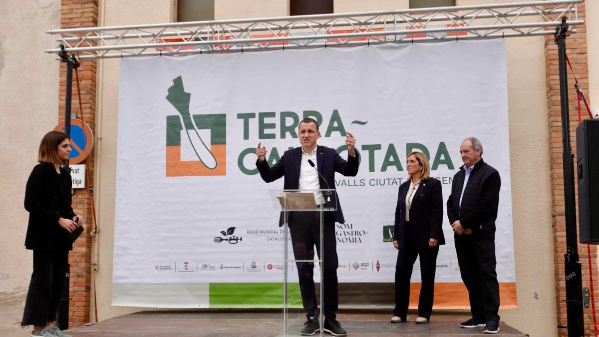 Imatge de la inauguració del projecte Terra Calçotada de Valls.