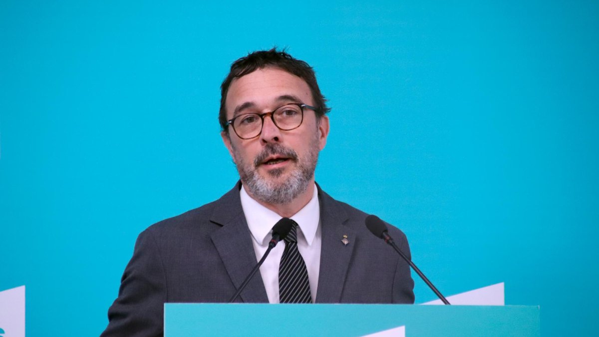 El vicepresidente y portavoz de Junts, Josep Rius.
