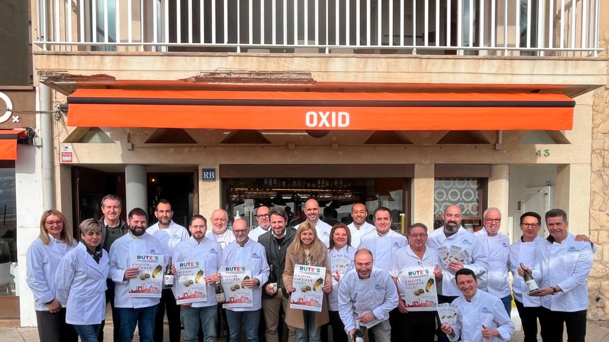 Imatge de grup dels restaurants participants.