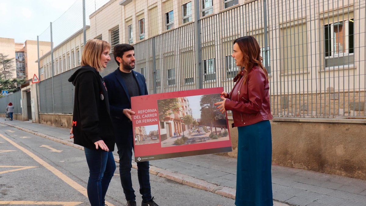 L’alcaldessa, Sandra Guaita, presentant el projecte.