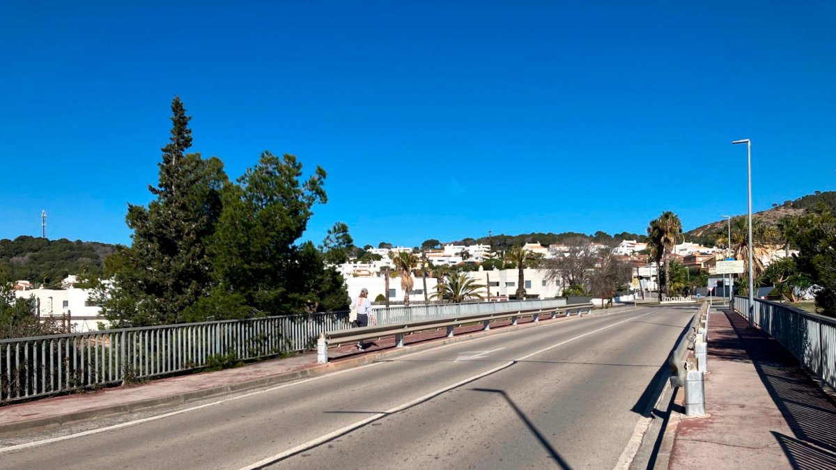 El puente de Mas Mel de Calafell.