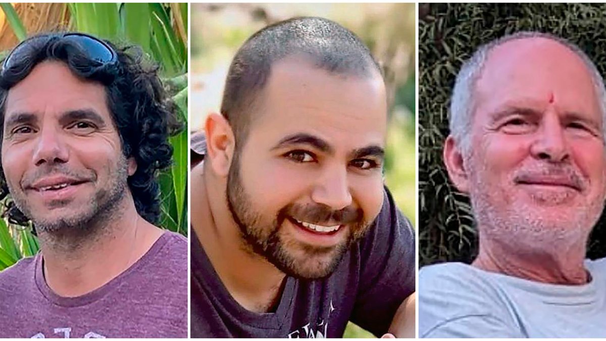 Imagen de los rehenes que serán liberados este sábado.