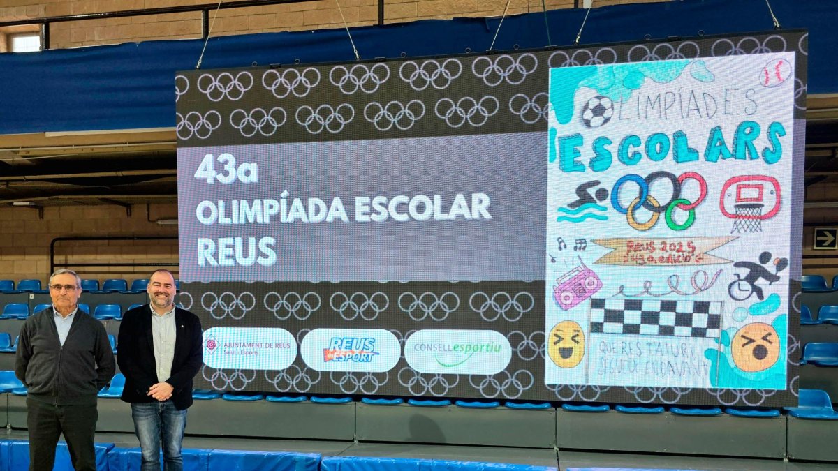 Presentació de la 43a Olimpíada Escolar de Reus.