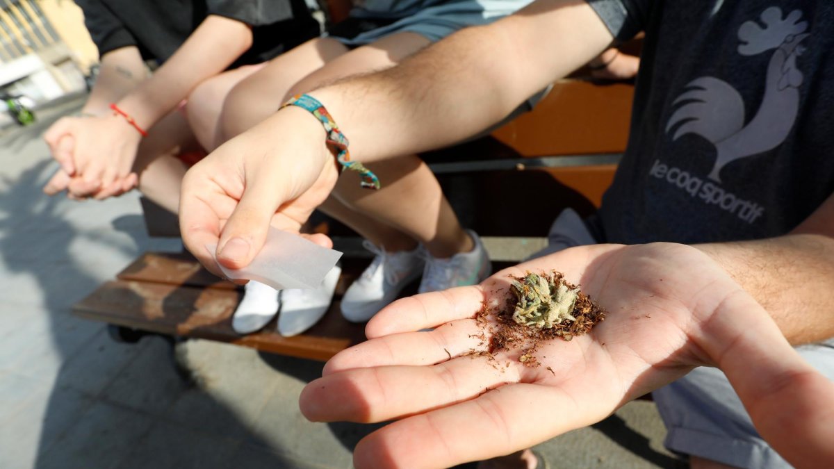 La marihuana es una de las principales drogas consumidas por menores de edad.