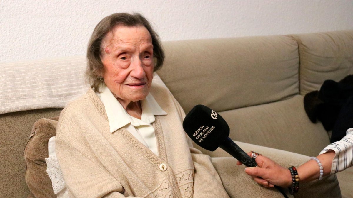Angelina Torres, la mujer más longeva de España, cumple 112 años.