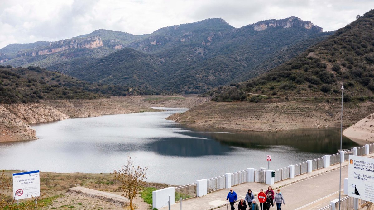 El pantà de Siurana al 22%.