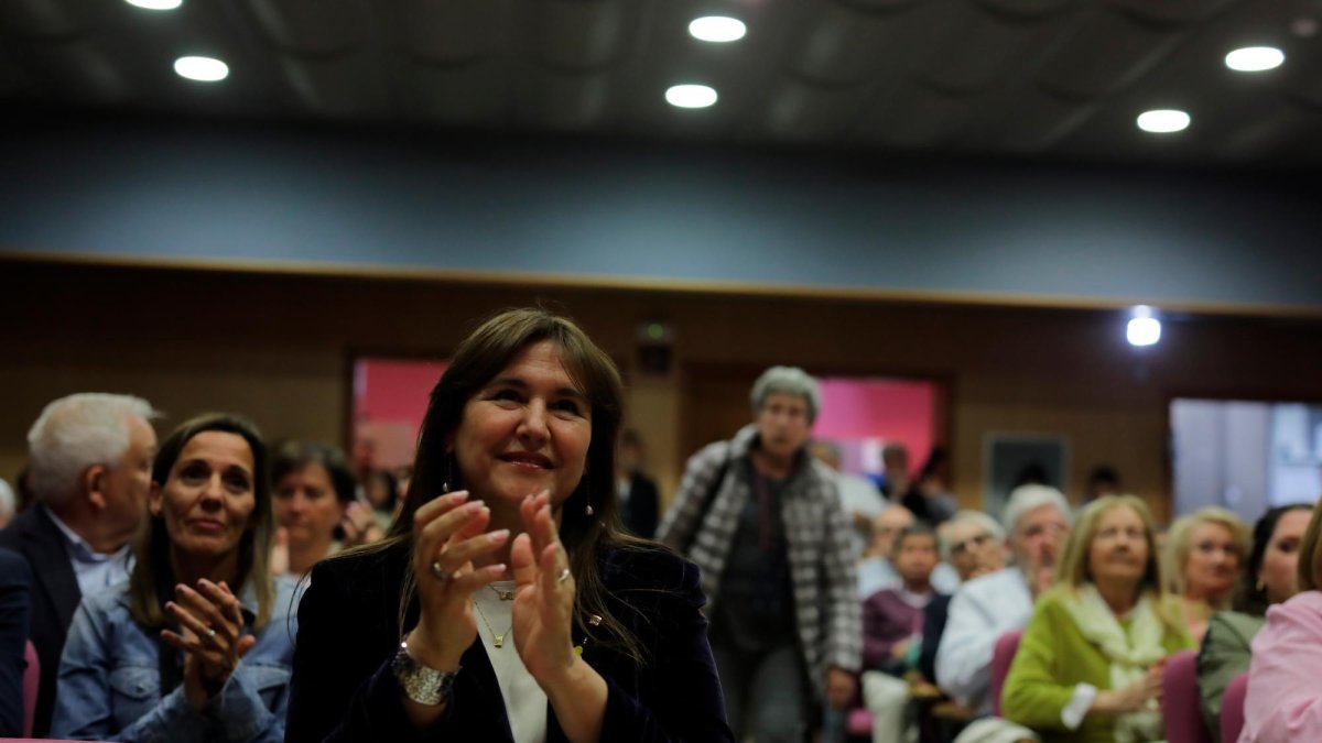 Imagen de Laura Borràs, en un acto en Reus.