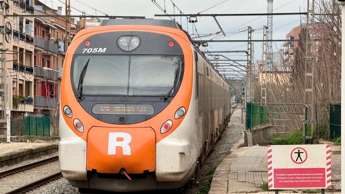 Un tren de Rodalies.