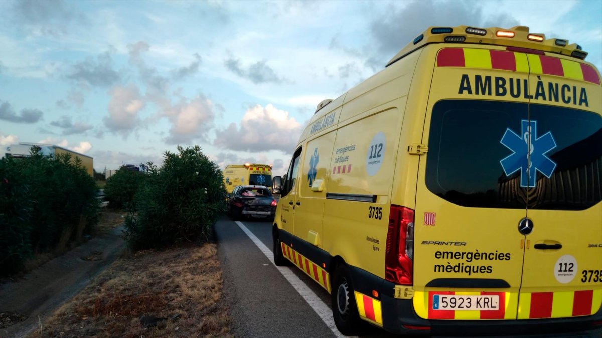 Una ambulancia del Sistema d’Emergències Mèdiques (SEM).
