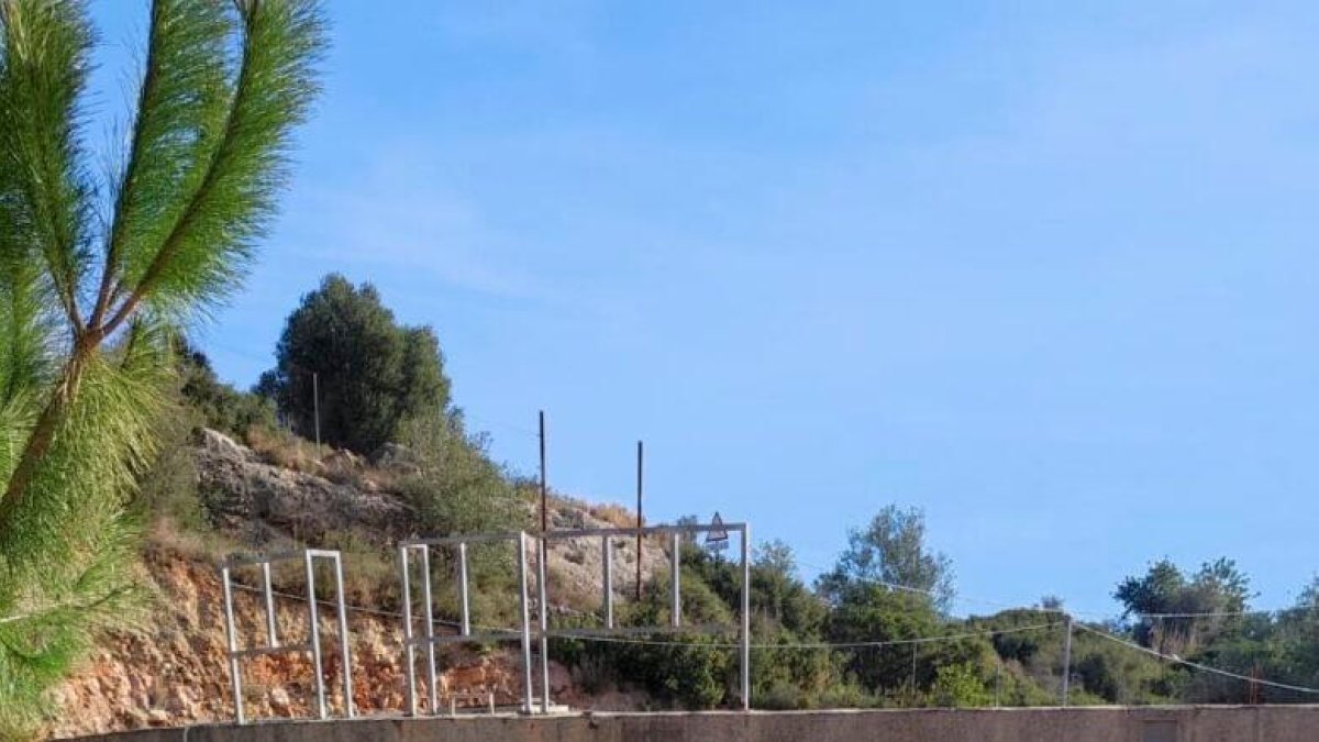 Un dels dipòsits d’aigua d’Ulldecona, situat al barri Castell.