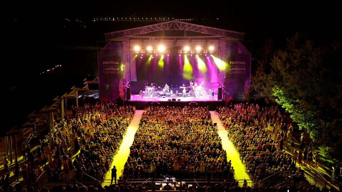 Imagen panorámica del Festival de Música de Cambrils.