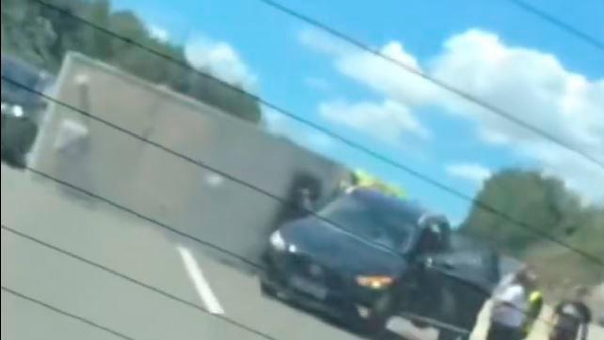 Imagen del accidente.