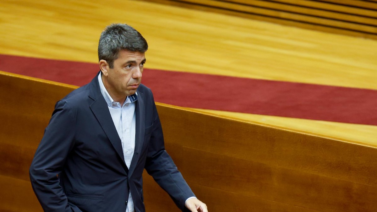 El presidente de la Generalitat Valenciana, Carlos Mazón.
