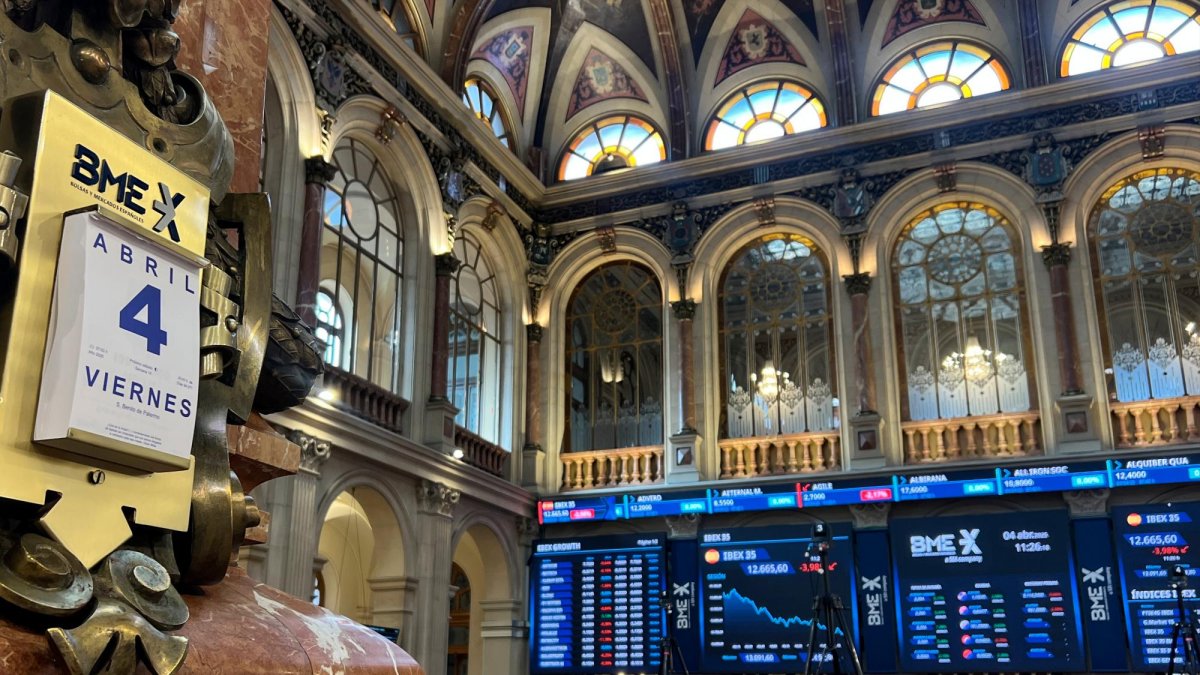 Imagen de la Bolsa Española.