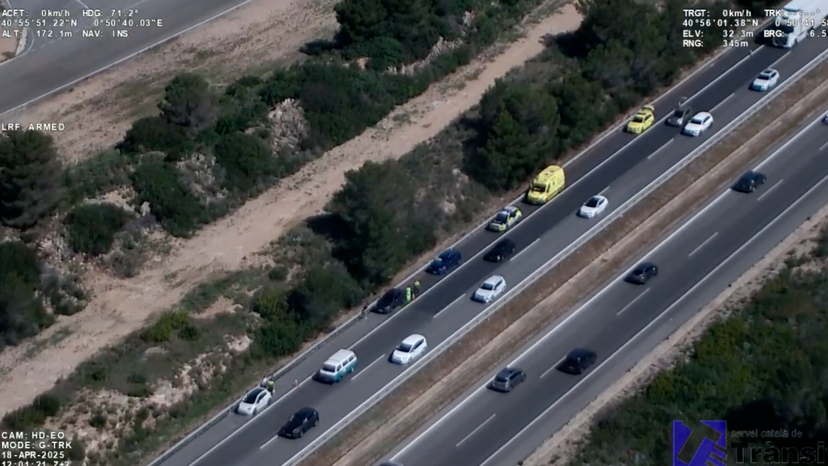 Imagen del accidente.