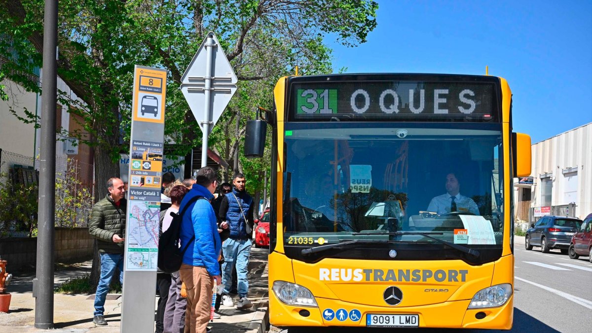 Un autobús urbano de Reus en una imagen de archivo.