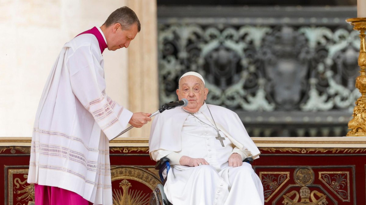 El Papa, a primeros del mes de abril.
