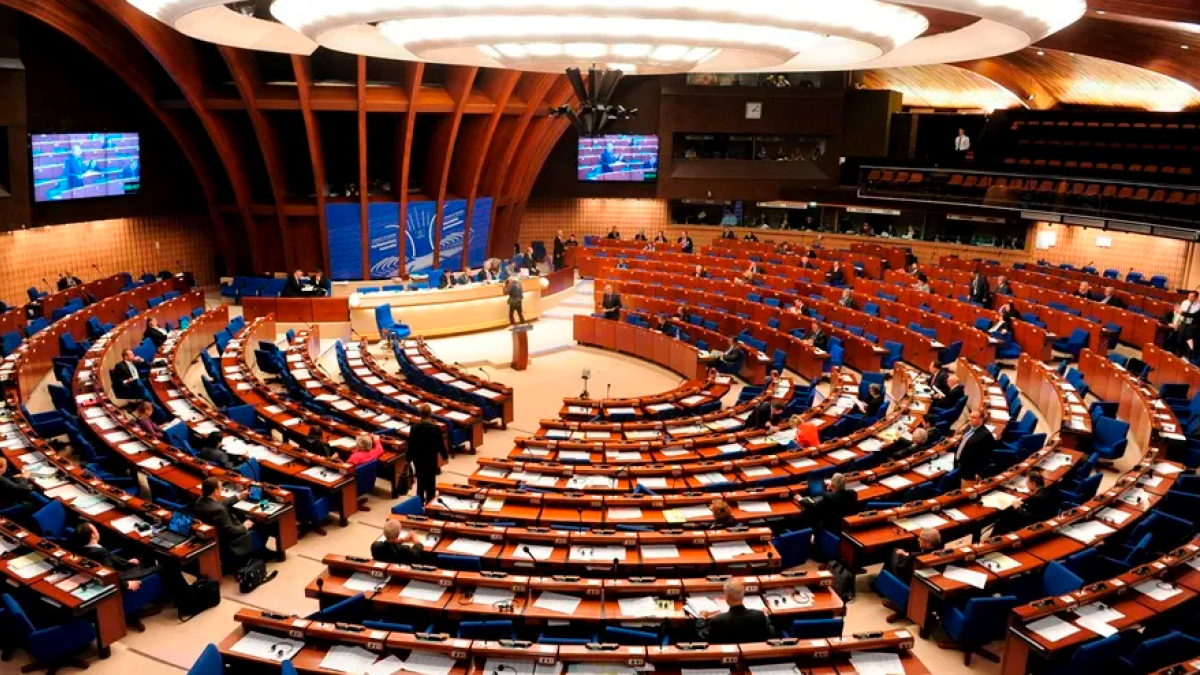Vista general de la asamblea parlamentaria del Consejo de Europa.